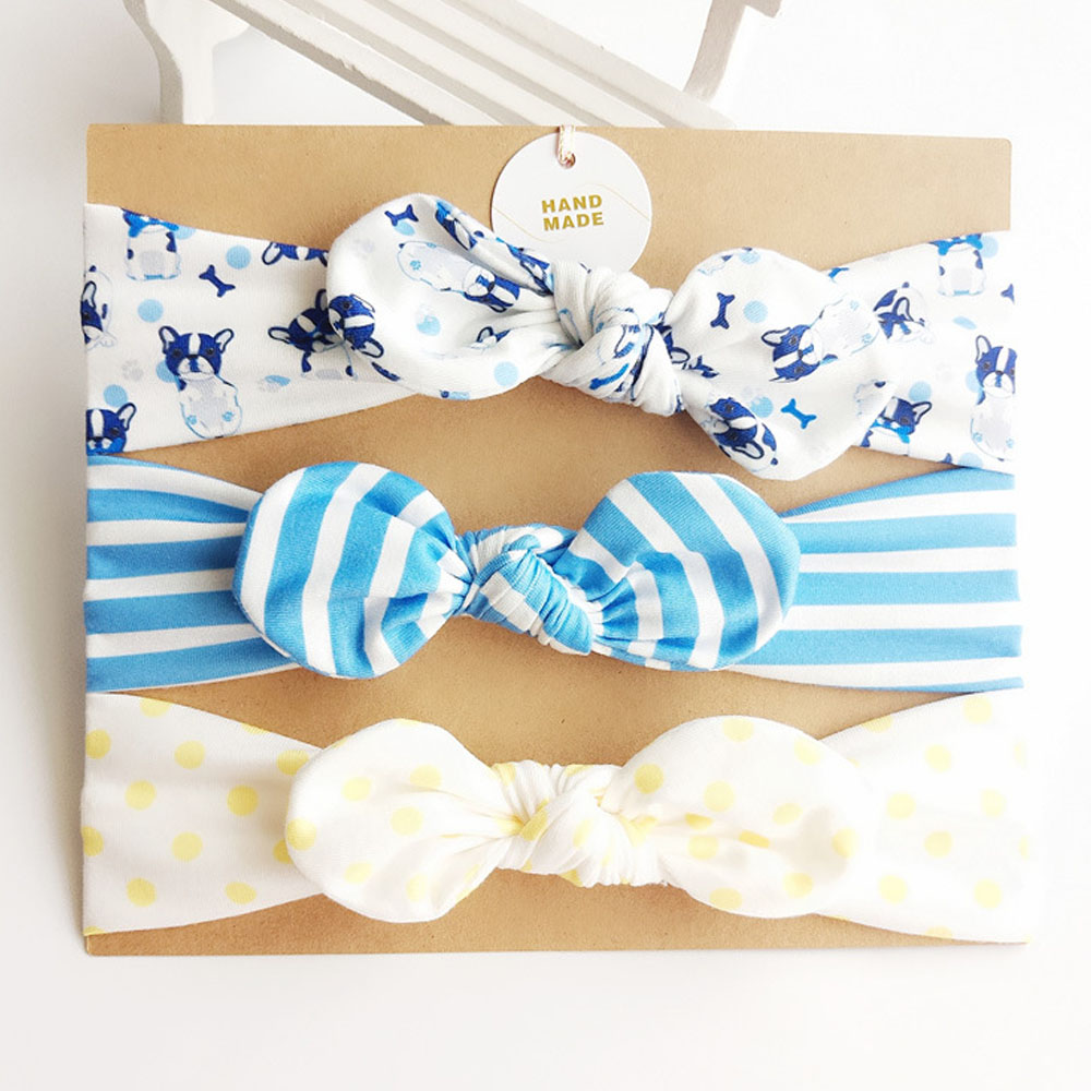 Bow Headbands Infant Wear (Set of 3)